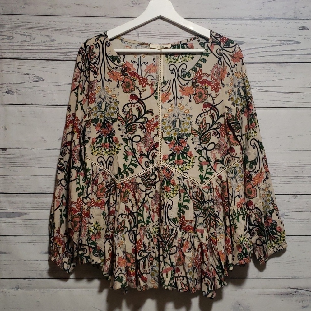 Entro peplum blouse